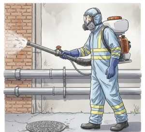 Curso de control de plagas con aplicación segura y uso de EPP en entorno profesional