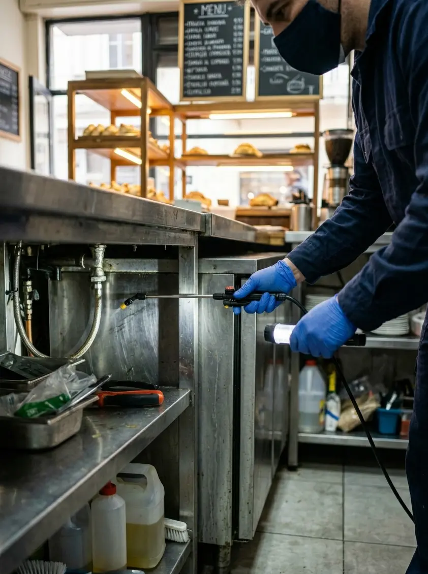 Fumigación en CABA servicio profesional Fumigación en CABA para control de cucarachas en cocina