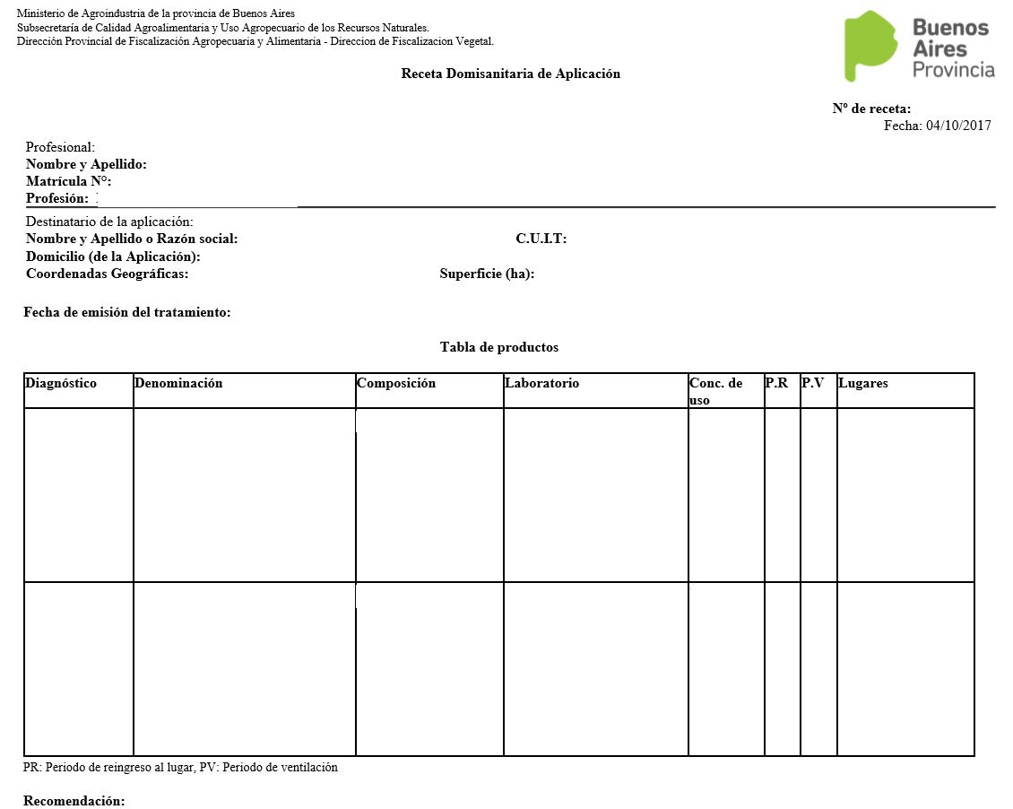 receta agromómica digital